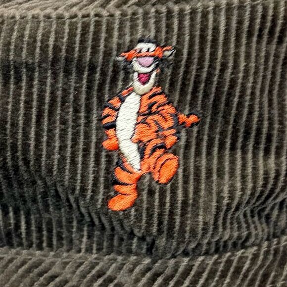 Vintage Disney Tigger Bucket Hat 90’s/Y2K Embroidered 100% Cotton Corduroy Adult main image 9